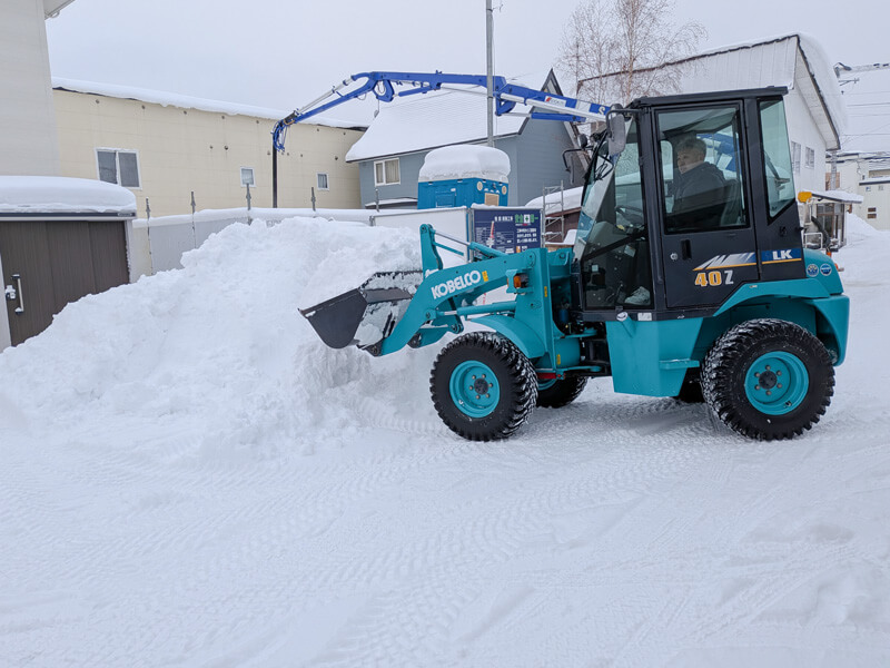 除排雪の作業イメージ